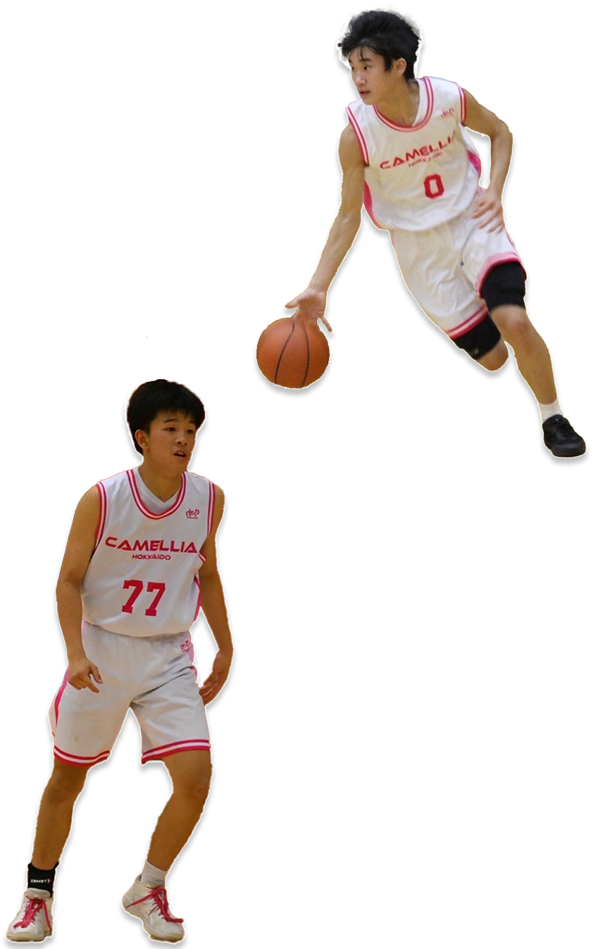 バスケットボールをする少年1